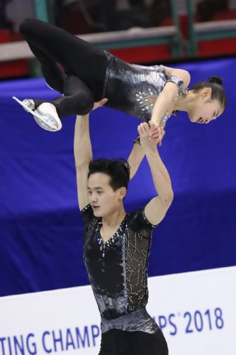 ４大陸選手権 北朝鮮ペア「努力を続けたい」