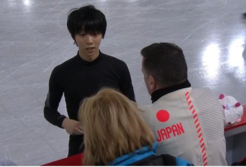 羽生結弦、宇野昌磨、田中刑事 ３人が現地で揃っての練習は初！映像と画像！