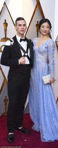 アカデミー賞授賞式に未来ちゃんとリッポンが！美しい！