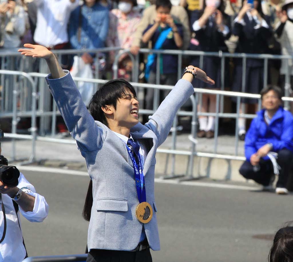 羽生選手パレードは4月後半で調整！４月は羽生祭り！