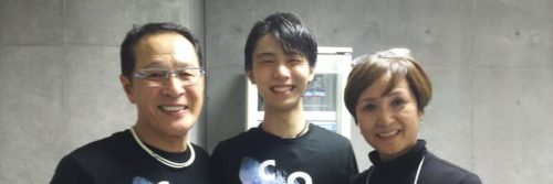 佐野稔氏のTwitterのヘッダーに羽生くん！満面のスマイル！