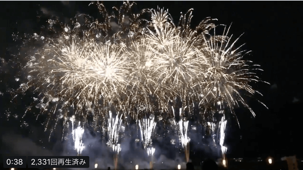 【動画有】前橋花火大会で「SEIMEI」に合わせて花火が打ち上げられる！