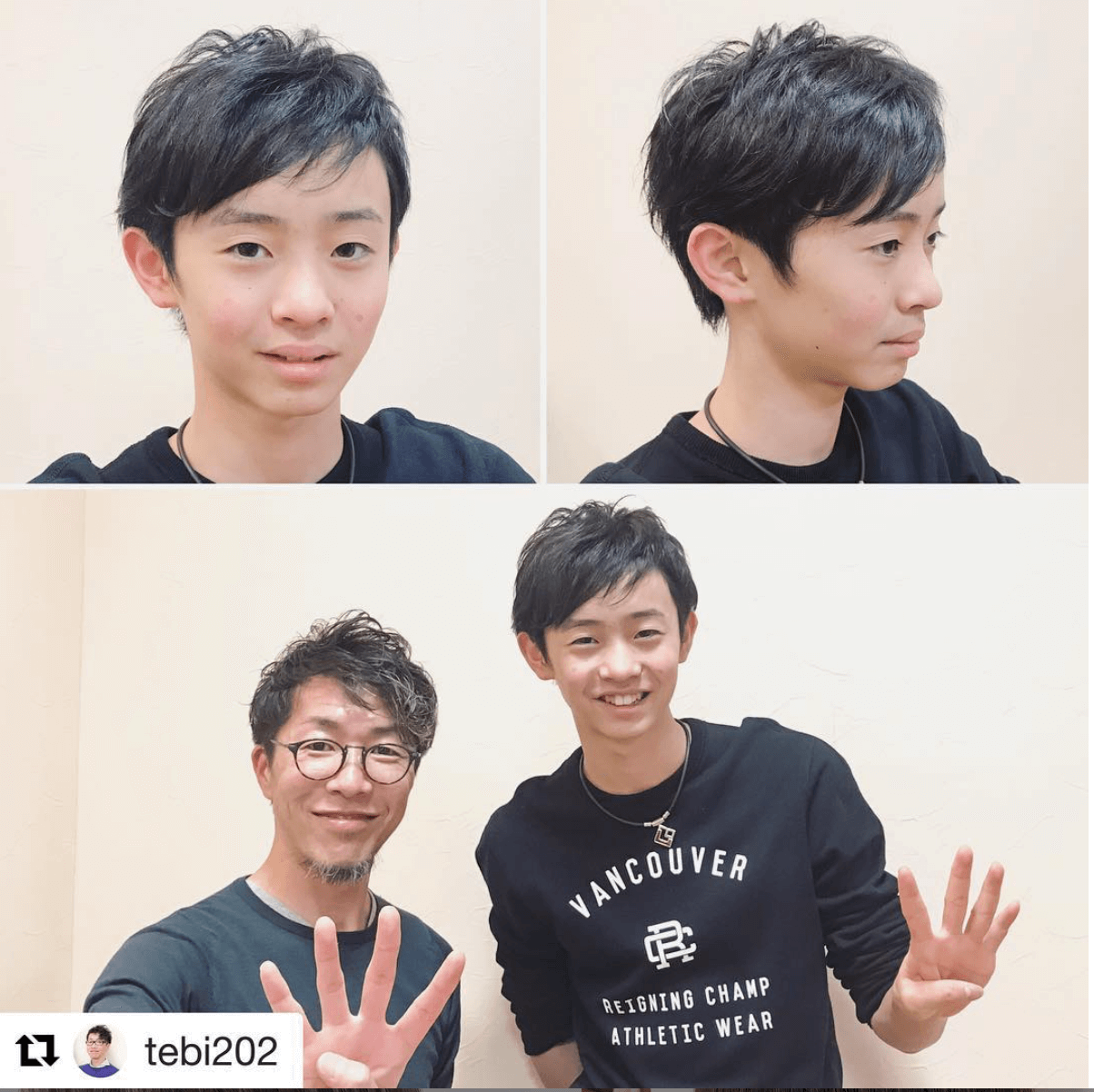 島田高志郎が全日本選手権前に新しい髪型を披露！