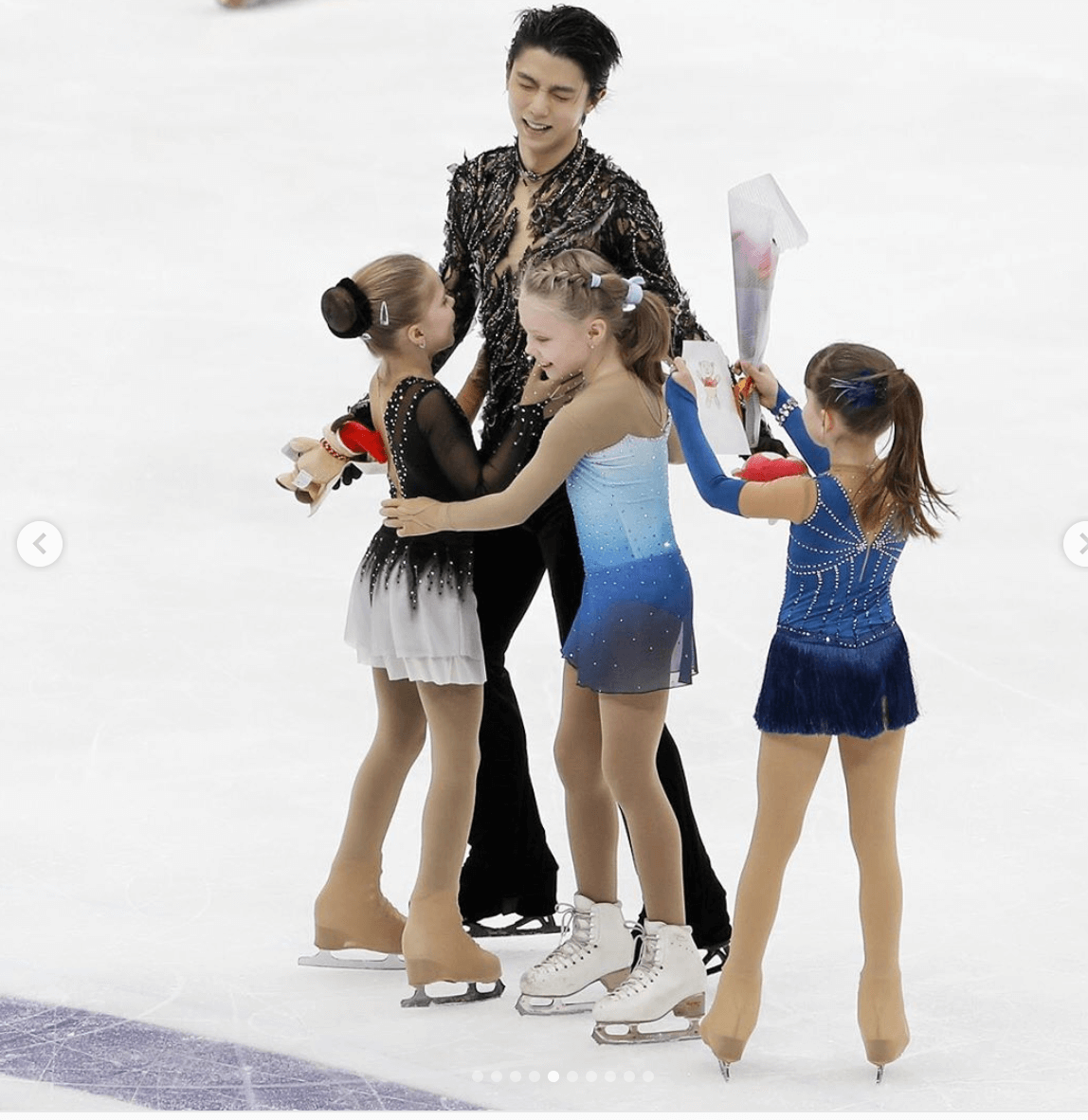 モテモテな羽生結弦の画像がこちら 女の子のびっくり顔おもしろかったよねwww フィギュアスケートまとめ零