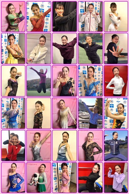 全日本フィギアスケート選手権 男女シングル各30名、ペア1組、アイスダンス4組 出場選手全員の写真が公開！