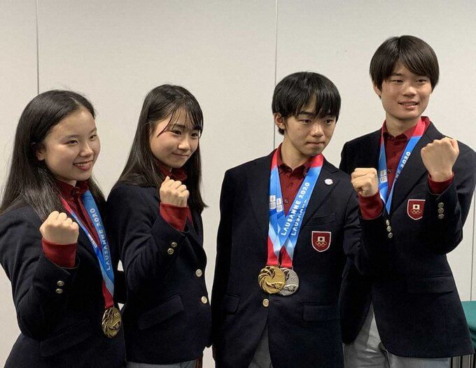 女子4位の河辺愛菜「アクセルを立てたことは自信」 …ユース五輪フィギュア日本選手団が帰国…　