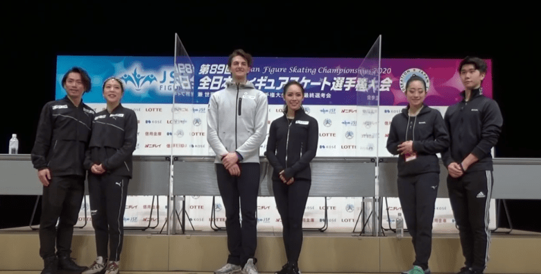 2020全日本フィギュア アイスダンスメダリスト会見！  …日本スケート連盟公式…