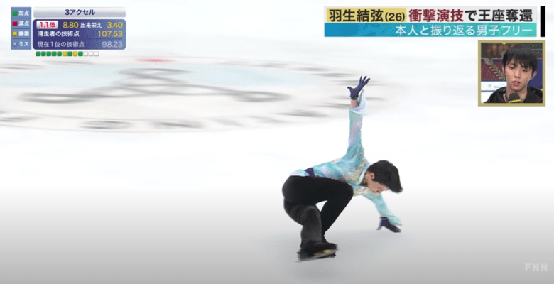 【映像有】羽生結弦、衝撃演技で王座奪還！  …全日本フィギュア 男子フリー…　