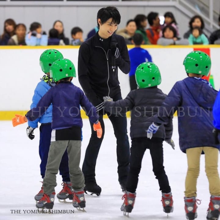 【画像】教えて羽生先生！「羽生のスケート教室また見たい」「バンビ脚かわいい」