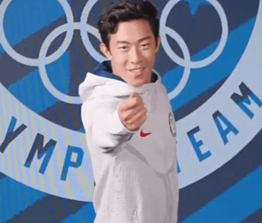 Team U.S.A. GIPHY GIF　～ネイサン・チェン選手のGIFアップ～