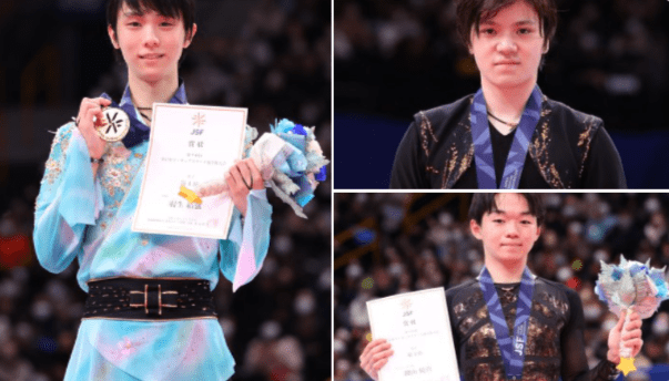 中国日本大使館、羽生結弦ら全日本表彰式の写真を用いて「皆さんの北京冬季五輪でのご活躍を応援します」