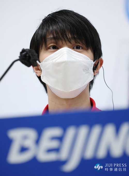 【北京五輪】フィギュアスケート 男子シングルに出場した 羽生結弦 選手が記者会見に臨みました
