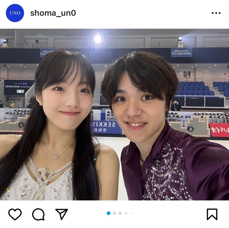 宇野昌磨 、交際中の本田真凛と顔寄せラブラブ2ショット大量公開！「どんだけ好きやねん」の声