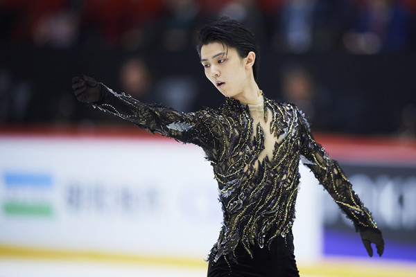 フォトギャラリー。羽生結弦 さん の軌跡を振り返ります。４T＋３Aを世界で初めて着氷した2018年フィンランド大会フリー。