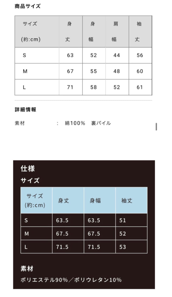 助かる！ 身幅がだいぶ違う。RE_PRAYパーカーはゆったりデザイン。