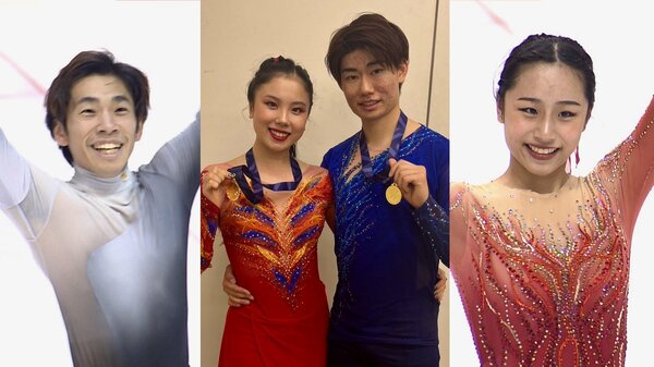 タリンクホテルズカップ シニア女子表彰式 日本の3人が表彰台に！