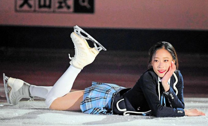 「見事！」五輪沸かせた韓国美女スケーターが衝撃近況ショット　黒ミニタンクトップで限界肩出しに美腹筋も　ファン喝采「一番美しい」