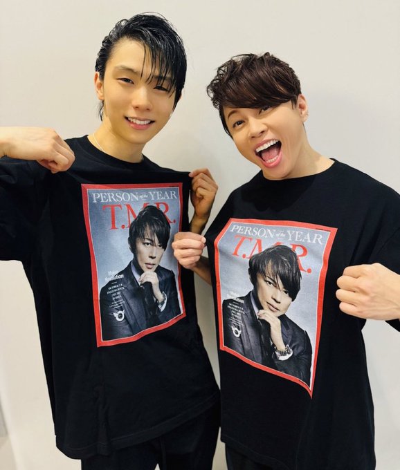 西川貴教 羽生結弦とお揃いコーデ 顔面プリントTシャツに｢アカン 