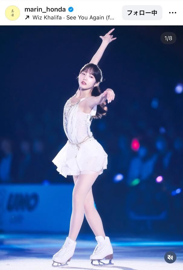 【画像】本田真凜、氷上で魅せた「美」の衝撃！次元が違うオーラに絶賛の嵐！