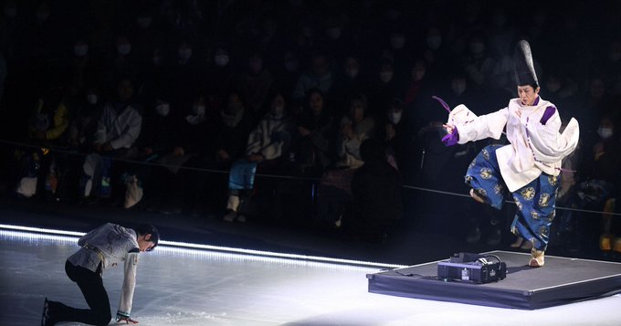 羽生結弦と野村萬斎が「SEIMEI」で共演！まさかのオタクっぷりに萬斎さんタジタジｗｗｗ震災への想いも語られる感動のショーに涙不可避！
