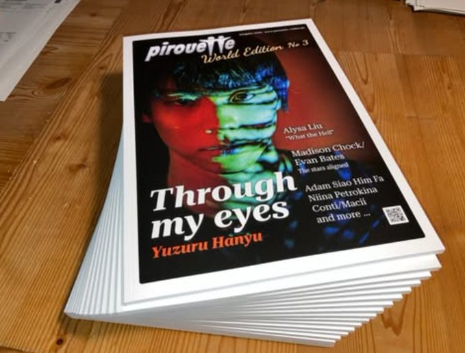 世界も認める羽生結弦さんの写真が海外雑誌の表紙に！「Pirouette World Edition3号」が届いたぞ！