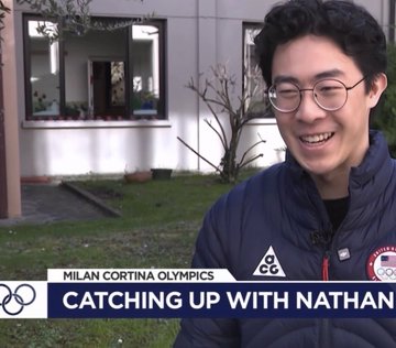 ネイサン・チェン、ミラノ五輪期間中のイタリア特別講義がYouTubeに！「学業とスポーツの両立」を中高生に伝授