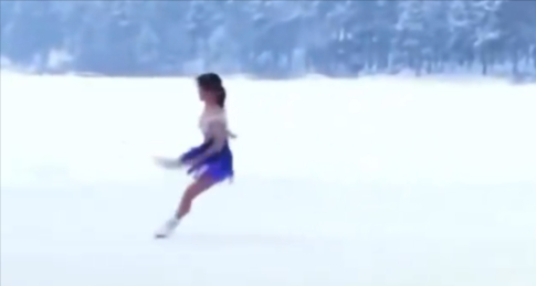 驚愕！本田真凜が魅せた、凍結湖上の命懸けスケーティング！その勇姿に「すげぇ」と感動の嵐！