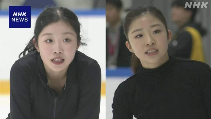 フィギュアスケート 中井亜美・千葉百音選手ら強化合宿で調整 新シーズンへ向けて始動